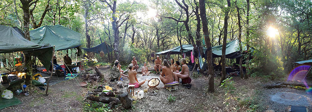 le campement d'oasis natcham, chamanisme en pleine nature sauvage