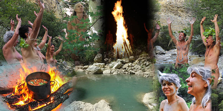 bivouac chamanique en pleine nature sauvage Alpes de Haute-Provence